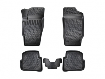 ALFOMBRILLAS DE GOMA RIZLINE PARA VOLKSWAGEN POLO 9N / 9N3 2001-2009