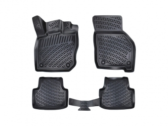 TAPETES DE BORRACHA RIZLINE PARA SKODA OCTAVIA 2020--