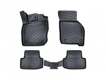 TAPETES DE BORRACHA RIZLINE PARA VOLKSWAGEN GOLF MK8 AUTOMATICO 1019--
