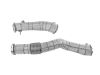 DOWNPIPE ALPHA COMPETITION PARA BMW M2 G87 / M3 G80 / M4 G82 2021- ANTITÉRMICA