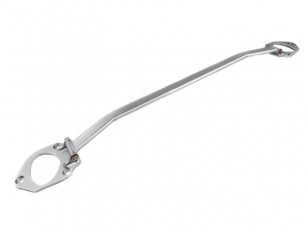 BARRA DE TORRETAS DELANTERA ALPHA COMPETITION MERCEDES CLASE A A45 / CLA45 / GLA45 AMG - PLATA