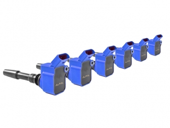 KIT DE 6 BOBINES DE IGNIÇÃO ALPHA COMPETITION AUDI S4 / RS4 B9 / S5 / RS5 F5 - 2.9 / 3.0 TFSI - AZUL