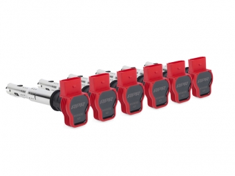 KIT 6 BOBINAS DE ENCENDIDO ALTO RENDIMIENTO APR AUDI RS4/S4 B5 2.7T / S4 B8/S5 8T 3.0 TFSI - ROJO