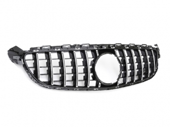 PARRILLA DELANTERA PANAMERICANA GTR PARA MERCEDES C63 AMG W205 2014-2021 - CROMO