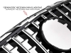 GRELHA DIANTEIRA LOOK PANAMERICANA AMG PRETA PARA MERCEDES CLS W218 2011-2014