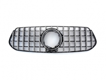 GRELHA DIANTEIRA PANAMERICANA GTR PARA MERCEDES GLE V167 / C167 AMG-LINE 2019-2023 - CROMO