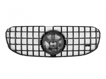 PARRILLA DELANTERA PANAMERICANA GTR PARA MERCEDES GLS X167 2019-2023 - NEGRO