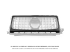 GRELHA DIANTEIRA PANAMERICANA GTR PARA MERCEDES CLASE G W463 2018-2022 - CROMO/PRIMARIO