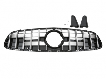 GRELHA DIANTEIRA PANAMERICANA GTR PARA MERCEDES SL R231 FACELIFT 2016-2020 - CROMO