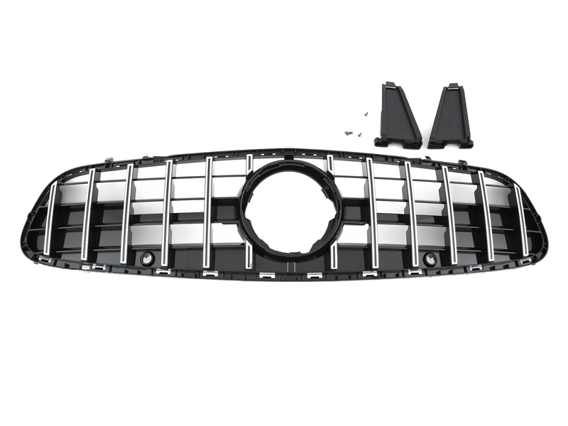 GRELHA DIANTEIRA PANAMERICANA GTR PARA MERCEDES SL R231 FACELIFT 2016-2020 - CROMO