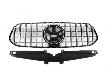GRELHA DIANTEIRA PANAMERICANA GTR PARA MERCEDES GLE V167/C167 2023- AMG-LINE - CROMO
