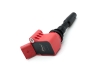 KIT DE 5 BOBINES DE IGNIÇÃO RACING LINE AUDI RS3 8V/8Y / RSQ3 F3 / TTRS 8S 2.5 TFSI EVO - VERMELHO