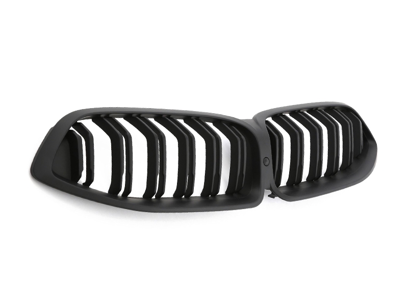 GRELHA DIANTEIRA DE LAMA DUPLA BMW SÉRIE 8 G14 G15 G16 2018-2022 – PRETO MATE
