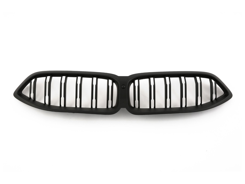 GRELHA DIANTEIRA LAMA DUPLA BMW SERIE 8 G14 G15 G16 2022- LCI - PRETO MATE