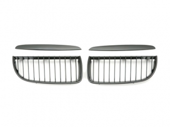 PARRILLA DELANTERA PARA BMW SERIE 3 E90/E91 2005-2008 - NEGRO BRILLO