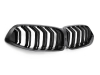 PARRILLA DELANTERA DOBLE LAMA BMW SERIE 8 G14 G15 G16 2018-2022 - NEGRO BRILLO