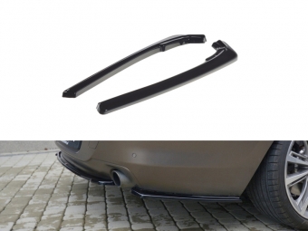 SPLITTERS TRASEIROS PARA BMW SERIE 6 GRAN COUPE F06 2012-2015 PRETO BRILHO