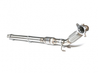 DOWNPIPE CTS TURBO COM CATALISADOR DE ALTO FLUXO PARA GOLF MK5/6 / LEON 1P / A3 8P / TT 8J