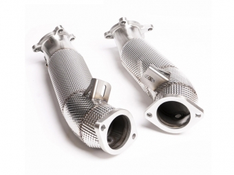DOWNPIPES CTS TURBO INOX FUNDIDO 3.5" PARA NISSAN GT-R R35