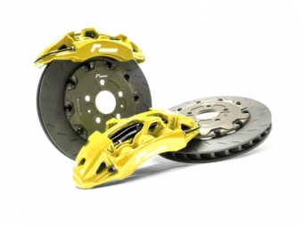 KIT DE FRENOS GRANDES RACINGLINE 380MM PARA GOLF 7 / LEON 3 / S3 8V / TT MK3 AMARILLOS