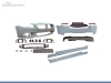 KIT DE CARROCERIA PARA BMW SERIE 5 F10 LCI LOOK M-TECHNIK