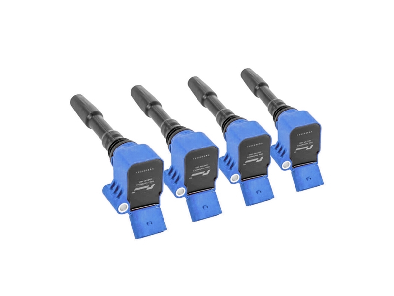 KIT DE 4 BOBINES DE IGNIÇÃO RACING LINE AUDI S3 8V / LEON 5F CUPRA / VW GOLF 7 GTI / R - 1.8 / 2.0 TFSI - AZUL