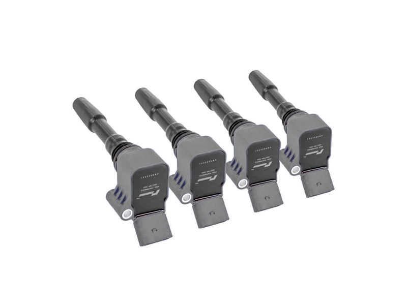 KIT DE 4 BOBINES DE IGNIÇÃO RACING LINE AUDI S3 8V / LEON 5F CUPRA / VW GOLF 7 GTI / R - 1.8 / 2.0 TFSI - CINZA