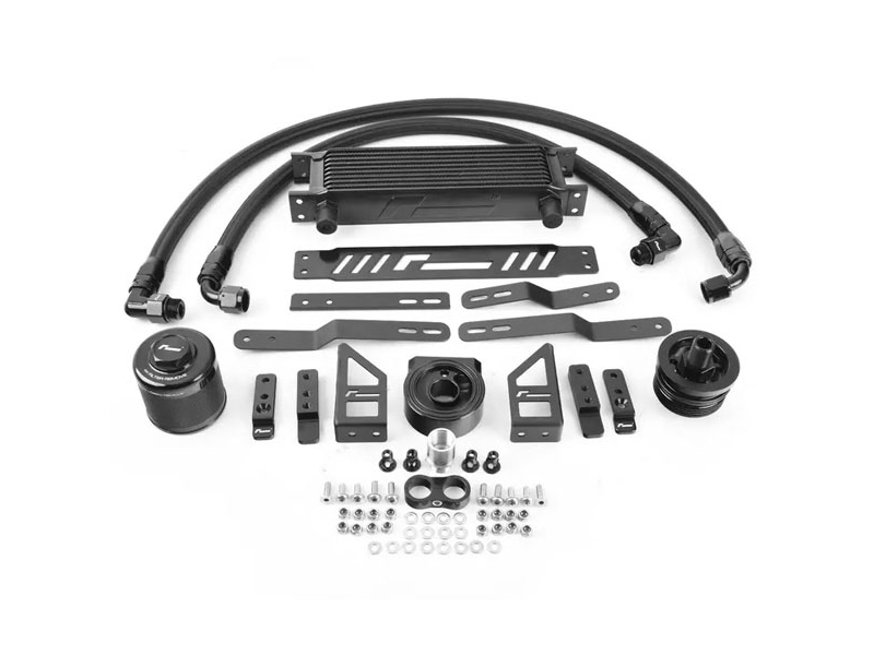 RADIADOR DE ÓLEO RACINGLINE PARA GOLF 7 / 8 GTI / R / TT 8S / LEON 3 CUPRA / S3 8V