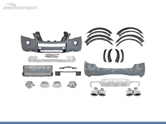 KIT DE CARROÇARIA PARA MERCEDES ML W164 LOOK E63 AMG