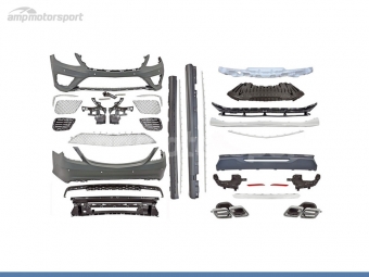 KIT DE CARROCERIA PARA MERCEDES CLASE S W222 LOOK S65 AMG