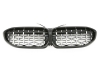 PARRILLA DELANTERA DIAMANTE CON LED PARA BMW SERIE 3 G20 / G21 - NEGRO CROMO