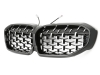 GRELHA FRONTAL DIAMANTE COM LED PARA BMW SÉRIE 3 G20 / G21 – NEGRO CROMO