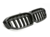 GRELHA FRONTAL LED DUPLA LAMA PARA BMW SÉRIE 3 G20 / G21 2019-2022 – NEGRO BRILHO