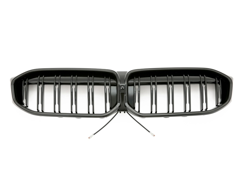 PARRILLA DELANTERA DOBLE LAMA LED PARA BMW SERIE 3 G20 / G21 2022-- NEGRO BRILLO