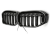 PARRILLA DELANTERA DOBLE LAMA LED PARA BMW SERIE 3 G20 / G21 2022-- NEGRO BRILLO
