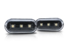 PISCAS LATERAIS LED PARA SEAT VOLKSWAGEN - FUNDO PRETO