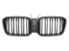 PARRILLA DELANTERA DOBLE LAMA LED PARA BMW X3 G01 / X4 G02 LCI 2021-- NEGRO BRILLO