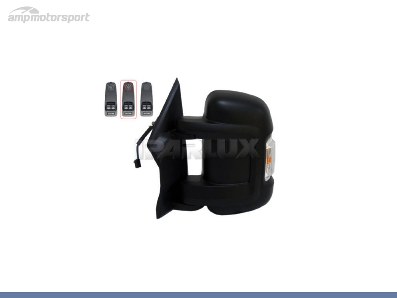 RETROVISOR COMPLETO ESQUERDO PARA CITROËN JUMPER / FIAT DUCATO / OPEL MOVANO / PEUGEOT BOXER