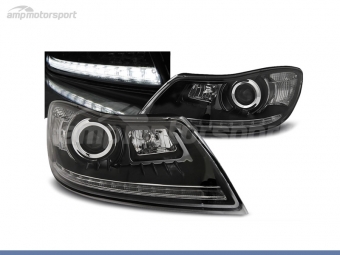 FAROS DELANTEROS LUZ DIURNA LED REAL DRL PARA SKODA OCTAVIA