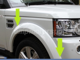 CONJUNTO DE ABAS PARA LAND ROVER RANGE ROVER DISCOVERY