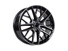KIT DE JANTES 17 7.5 5X120 ET 35 CB 72.6 BLACK MACHINED FACE
