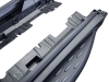 ESTRIBERAS LATERALES PARA MERCEDES GLC SUV X254 / COUPE C254 2023-- NEGRO