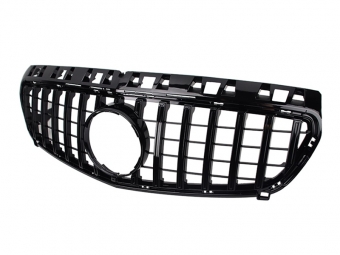 PARRILLA DELANTERA PANAMERICANA GTR PARA MERCEDES CLASE A W176 2012-2015 - NEGRO