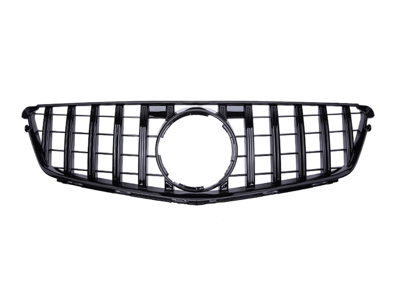 PARRILLA DELANTERA PANAMERICANA GTR PARA MERCEDES CLASE C W204 2007-2014 - NEGRO