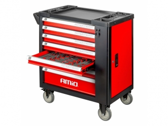 CARRO DE HERRAMIENTAS CON JUEGO DE 258 PIEZAS, 840 × 460 × 870 MM, AMiO-04892