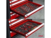 CARRO DE HERRAMIENTAS CON JUEGO DE 258 PIEZAS, 840 × 460 × 870 MM, AMiO-04892