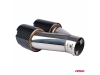 COLA DE ESCAPE ACERO INOXIDABLE CARBONO DERECHA AMiO-04070