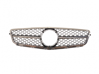 GRELHA DIANTEIRA PARA MERCEDES CLASSE C W204 2007-2014 – CROMO