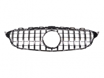 PARRILLA DELANTERA PANAMERICANA GTR PARA MERCEDES CLASE C W205 2014-2018 - CROMO