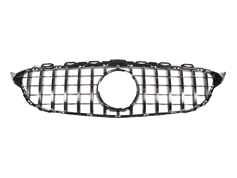 GRELHA FRONTAL PANAMERICANA GTR PARA MERCEDES CLASSE C W205 2014-2018 – CROMO